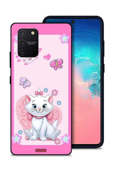 Tolwak غطاء حماية لهاتف سامسونج جالكسي S10 لايت بتصميم قطة لطيفة