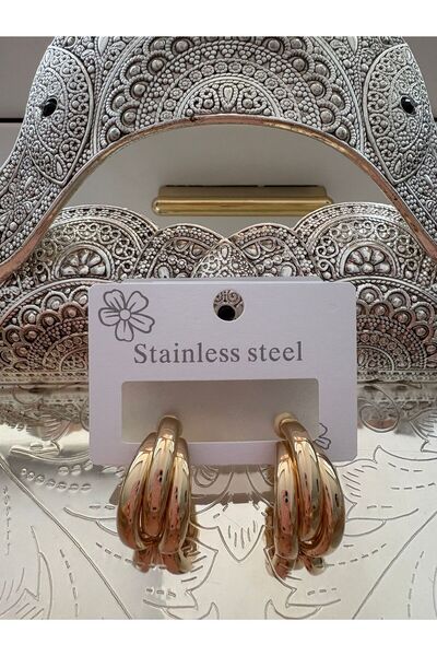 stainless steell çelik küpe