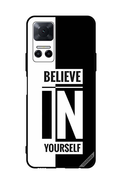 Covernex غطاء حماية لهاتف Honor Play6T Beleive In Yourself باللونين الأبيض وا...