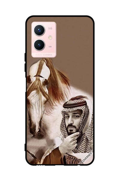 Covernex غطاء حماية لهاتف فيفو Y33s 5G محمد بن سلمان أمام حصان
