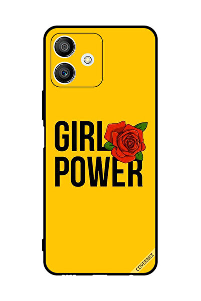 Covernex Protective Case Cover For Honor Play6T Pro Girl Power Yellow