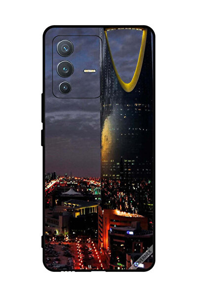 Covernex غطاء حماية لهاتف فيفو S12 برو - منظر برج الفيصلية في المساء