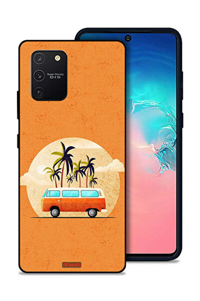 Tolwak غطاء حماية لهاتف Samsung Galaxy S10 Lite بتصميم حافلة فنية