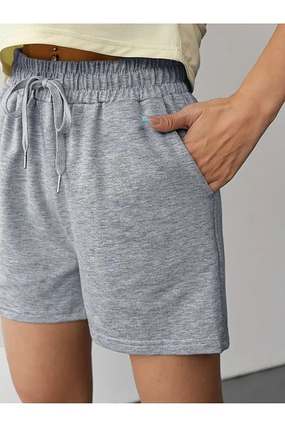 NURVES Women's Comfortable Shorts Gray