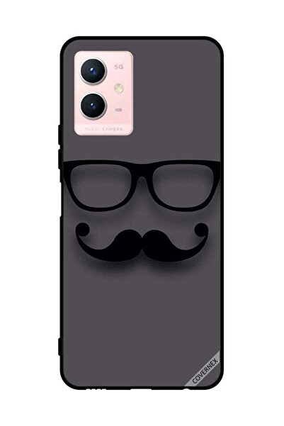 Covernex غطاء حماية لهاتف فيفو Y33s 5G، زجاج أسود وشارب