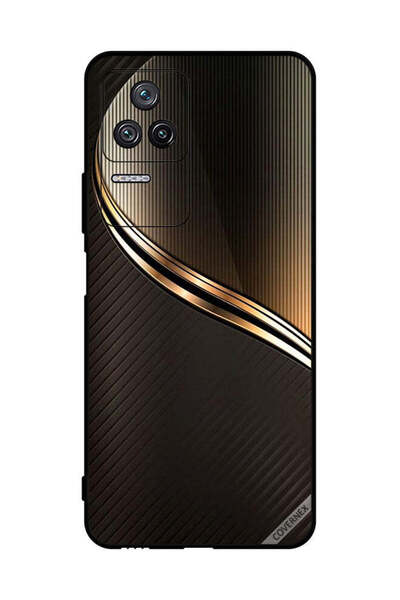 Covernex غطاء حماية لهاتف شاومي ريدمي كي 50 برو بنمط ذهبي داكن