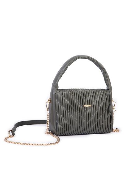 Nas Bag Geantă de mână și de umăr pentru femei de dimensiuni mini (19x15 cm) kaki