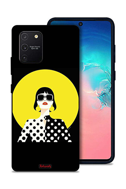 Tolwak غطاء حماية لهاتف Samsung Galaxy S10 Lite بتصميم فتاة أنيقة