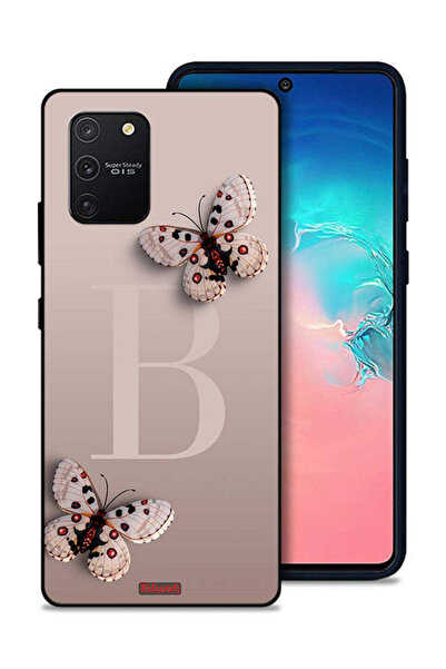 Tolwak غطاء حماية لهاتف سامسونج جالكسي S10 لايت بنقشة الفراشات