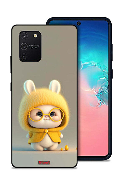 Tolwak غطاء حماية لهاتف سامسونج جالاكسي S10 لايت بتصميم أرنب صغير