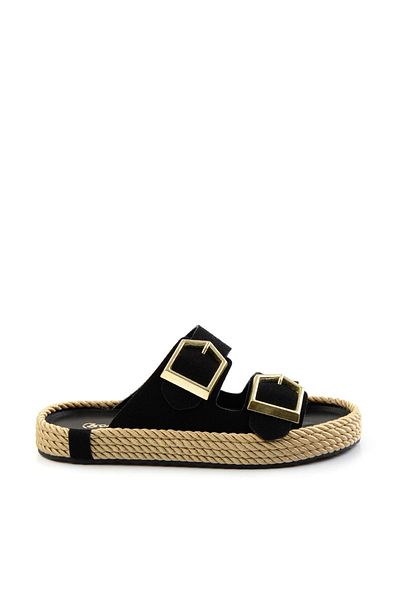 Bambi Black Black Women's Slippers K04688001702
