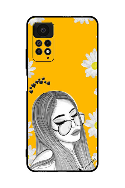 Covernex غطاء حماية لهاتف شاومي ريدمي نوت 11 برو 5G - فتاة تحب خيالات النظارات