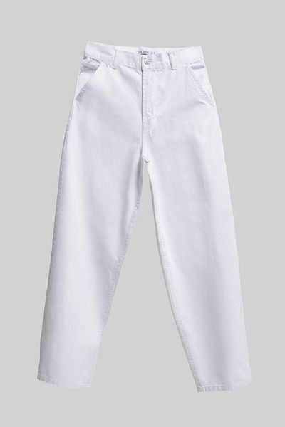 its basic Women's White Color 5S5-2 Skater Fit 100% Cotton No Show Denim Jean