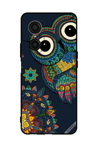 Covernex غطاء حماية لهاتف هواوي نوفا 9 SE 5G بطبعة بومة زهرية