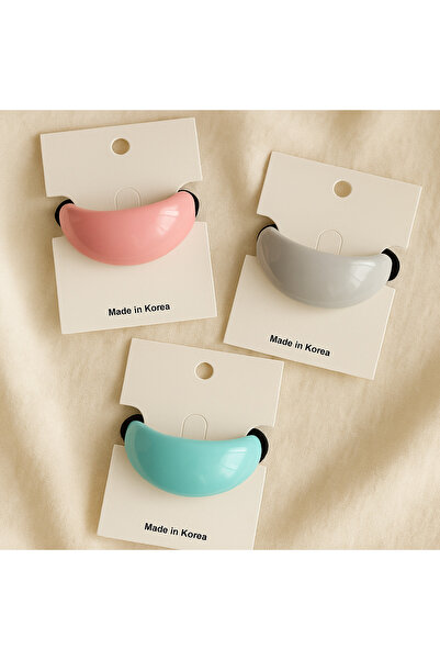 Monalisa Kadın Pinterest Karışık Renk Figürlü Lastik Toka 3 Adet