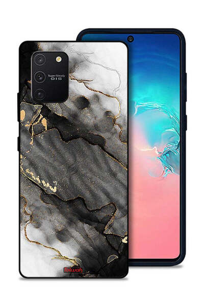 Tolwak غطاء حماية من الرخام اللامع لهاتف سامسونج جالاكسي S10 لايت