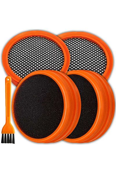 DexXer Set de 4 filtre HEPA pentru Philips SpeedPro, SpeedPro Aqua, 5000 Aqua, FC6721, FC6722, FC6723
