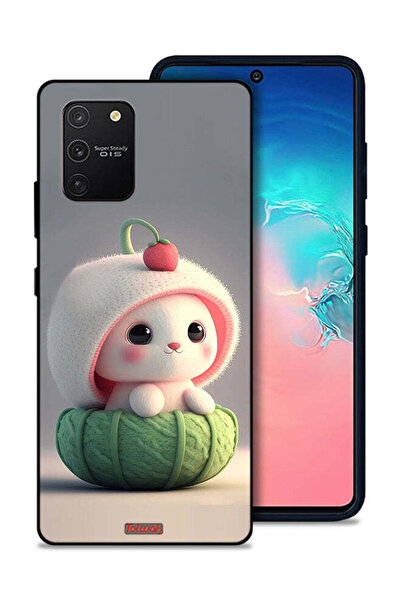 Tolwak غطاء حماية لهاتف سامسونج جالكسي S10 لايت - أرنب صغير لطيف