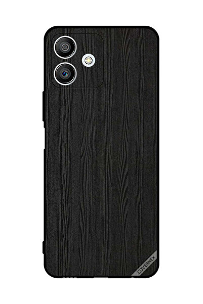 Covernex غطاء حماية لهاتف Honor Play6T Pro بنمط خشبي أسود