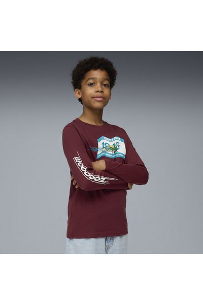 Puma Super PUMA Graphic Long Sleeve Tee Youth