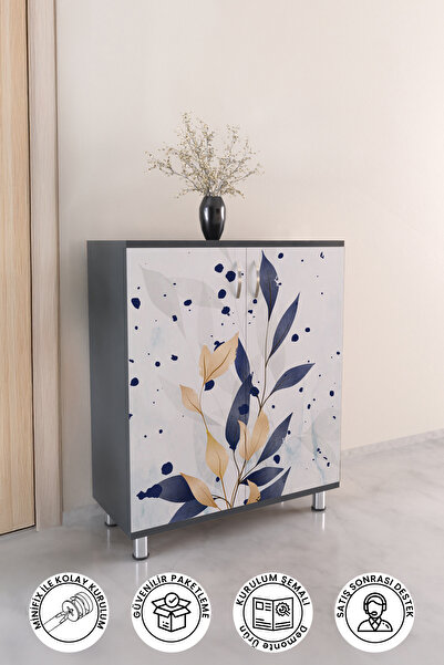 hediye kapında Bluart 4 Raflı Çok Amaçlı Ayakkabı Dolabı Antre Hol Ayakkabılık