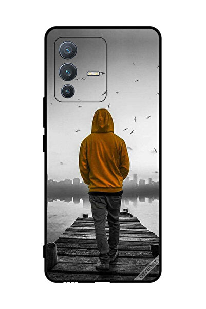 Covernex غطاء حماية لهاتف فيفو S12 برو - فتى حزين يمشي