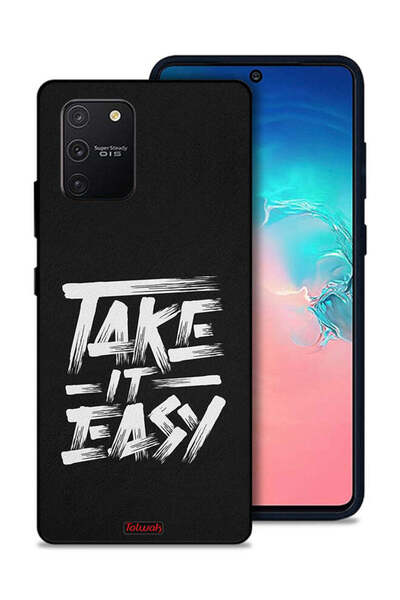 Tolwak غطاء حماية لهاتف Samsung Galaxy S10 Lite - Take It Easy