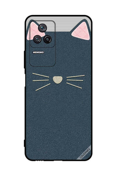 Covernex غطاء حماية لهاتف شاومي ريدمي K40S بنمط جلد القطة