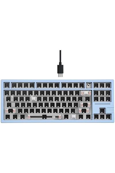 Epomaker x Feker Galaxy80 Gaming Keyboard Kit, Aluminum Alloy Wired Mechanical Keyboard, Gasket-moun
