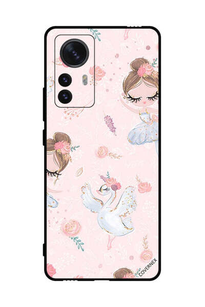 Covernex Protective Case Cover For Xiaomi 12 Pro Doly Girl And Flowers