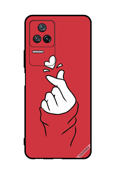 Covernex غطاء حماية لهاتف شاومي ريدمي K50 سناب لوف أحمر