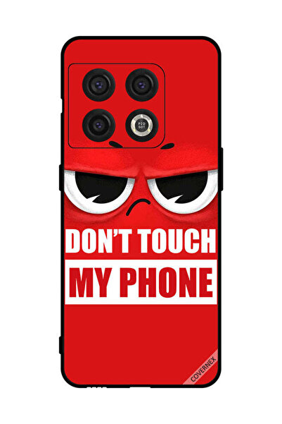 Covernex غطاء حماية لهاتف OnePlus 10 Pro - لا تلمس هاتفي - أحمر