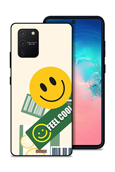 Tolwak غطاء حماية لهاتف Samsung Galaxy S10 Lite بملصق Feel Cool