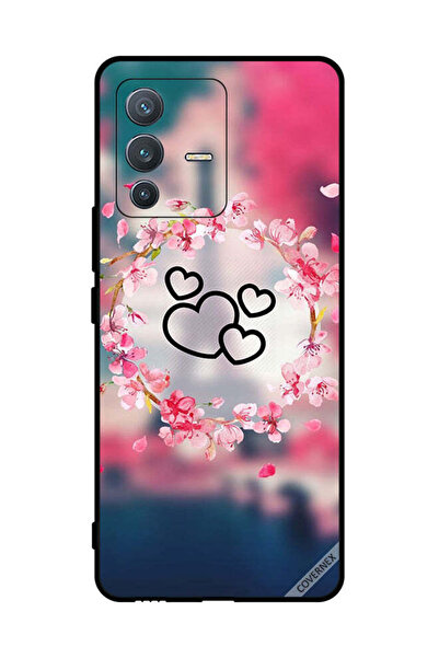 Covernex غطاء حماية لهاتف فيفو S12 برو قلوب سوداء