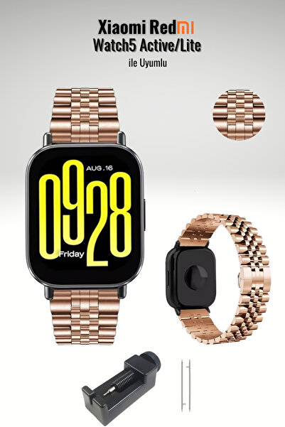 PSGT Xiaomi Redmi Watch 5 Active/Redmi Watch 5 Lite Uyumlu Rolex Tasarım Pasl...