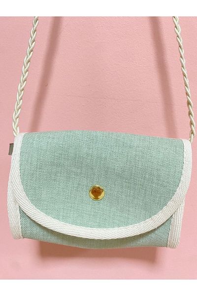 Cherrys Bebek Girl's Bag with Knitted Handle