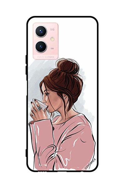 Covernex غطاء حماية لهاتف vivo Y33s 5G شرب الشاي
