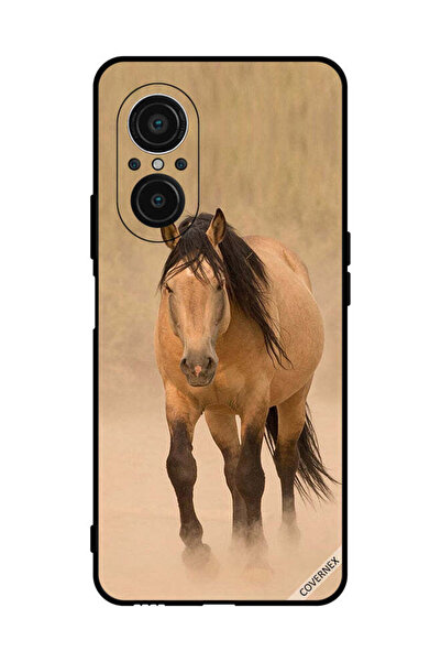 Covernex غطاء حماية لهاتف هواوي نوفا 9 SE 5G - سباق الخيل البني
