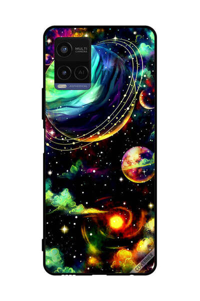 Covernex غطاء حماية لهاتف فيفو Y21 - نباتات زحل