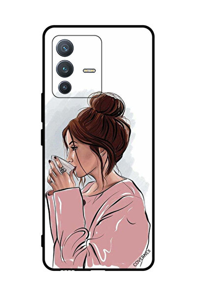 Covernex غطاء حماية لهاتف فيفو S12 برو مع شاي الشرب