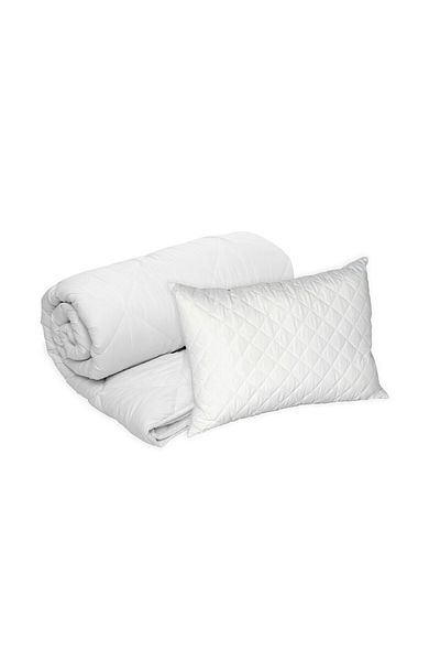 ALCAM Set, Microfiber Pillow 50x70 Cm And Quilted Duvet 140x200 Cm