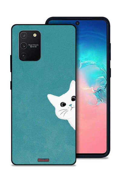 Tolwak غطاء حماية لهاتف سامسونج جالكسي S10 لايت بتصميم قطة