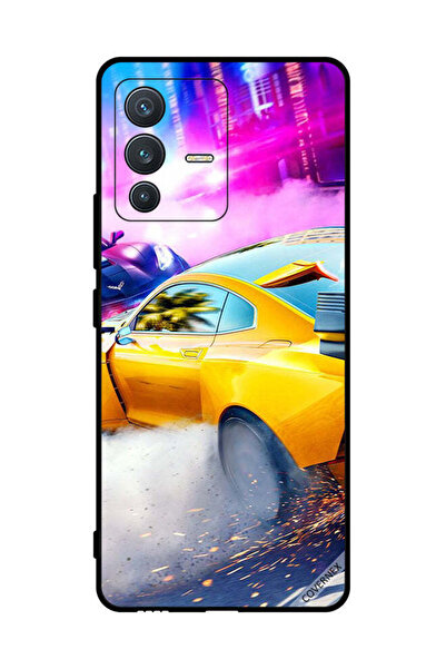 Covernex غطاء حماية لهاتف فيفو S12 - سيارة صفراء