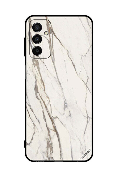 Covernex غطاء حماية لهاتف سامسونج جالاكسي F23 بنمط رخامي أبيض متشقق
