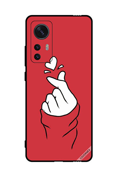 Covernex غطاء حماية لهاتف شاومي 12 سناب لوف أحمر