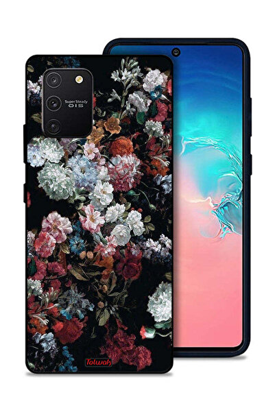 Tolwak غطاء حماية لهاتف سامسونج جالاكسي S10 لايت بنقشة ورود عتيقة