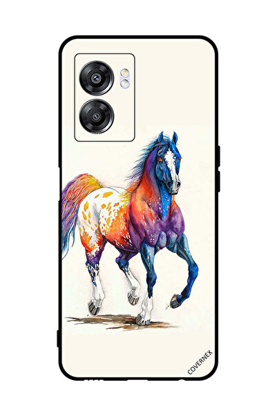 Covernex غطاء حماية لهاتف Oppo A57 - حصان ملون