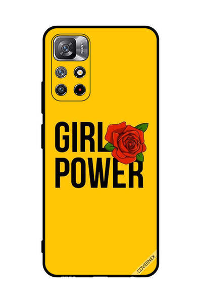 Covernex غطاء حماية لهاتف شاومي ريدمي نوت 11S 5G - فتاة باور صفراء