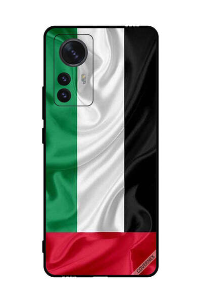 Covernex غطاء حماية لهاتف شاومي 12 برو - قماش علم الإمارات العربية المتحدة