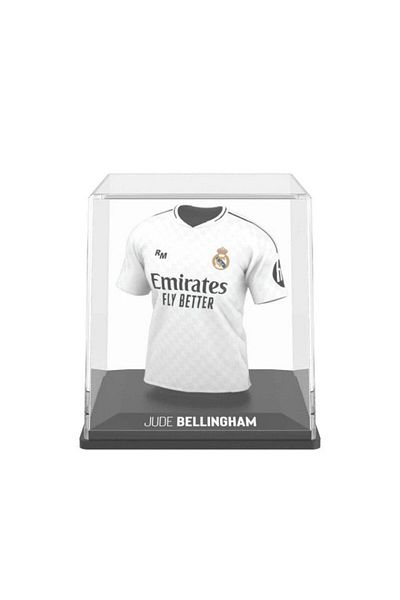 Splink Real Madrid Jude Bellingham Home Jersey Display Case, Official Licensed Collectible, 2024/25